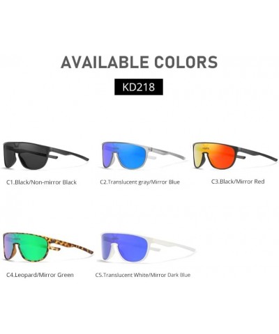 Interchangeable Shield Sunglasses Polarized Men's One-Piece Lens with Excellent Coverage and Clarity Windshield C1 $21.38 Sport