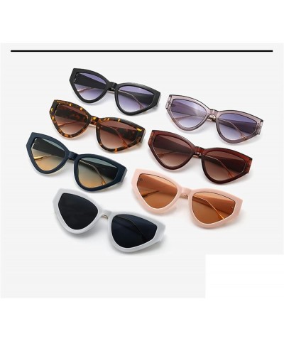 Cat Eye Retro Outdoor Beach Sunglasses for Men and Women (Color : 5, Size : 1) 1 4 $12.73 Designer