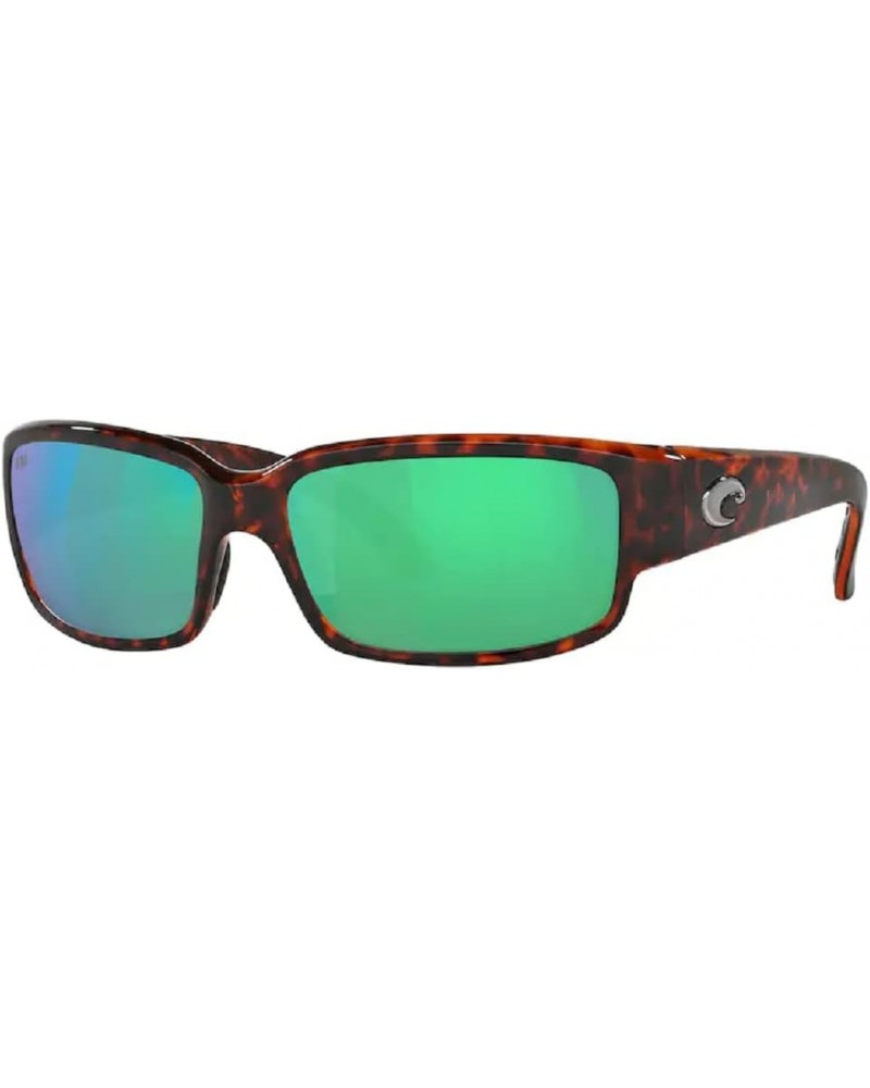 mens Caballito Rectangle Sunglasses With Designer iWear Eyewear Kit 10 Tortoise / Green Mirror 580g Polarized $90.16 Rectangular