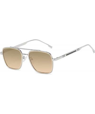 Metal Men and Women Driving Sunglasses Outdoor Beach Party Decoration (Color : E, Size : Medium) Medium G $21.79 Designer