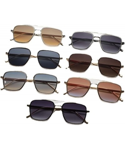 Metal Men and Women Driving Sunglasses Outdoor Beach Party Decoration (Color : E, Size : Medium) Medium G $21.79 Designer