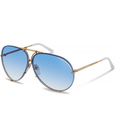 Sunglasses, Gold, 69mm $174.13 Designer