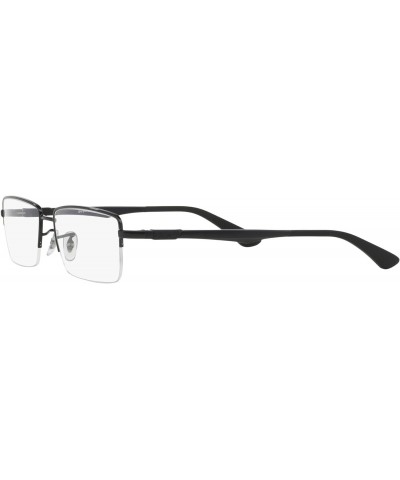 Men's RX6263 Rectangular Prescription Eyewear Frames, Black, 54mm $50.64 Rectangular