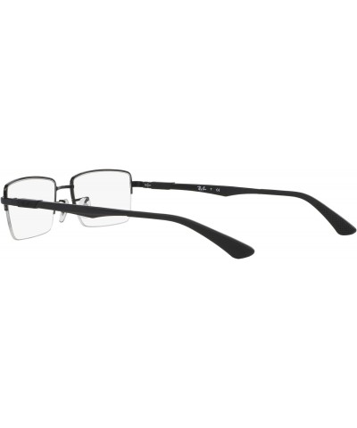 Men's RX6263 Rectangular Prescription Eyewear Frames, Black, 54mm $50.64 Rectangular