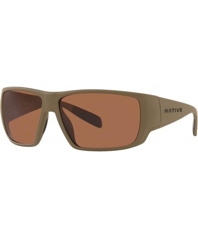 Sightcaster Rectangular Sunglasses Desert Tan/Bronze $28.22 Rimless