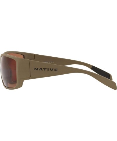 Sightcaster Rectangular Sunglasses Desert Tan/Bronze $28.22 Rimless