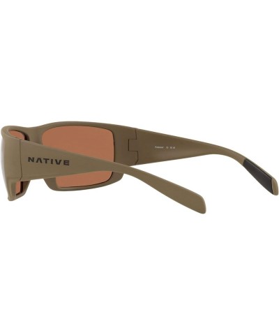 Sightcaster Rectangular Sunglasses Desert Tan/Bronze $28.22 Rimless