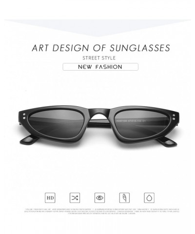 Retro Small Frame Cat Eye Men And Women Photo Beach Driving Sunglasses E $15.74 Designer