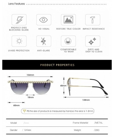 Frameless Fashion Women Sunglasses Outdoor Vacation Party Decorative Sunglasses (Color : E, Size : 1) 1 F $19.02 Designer