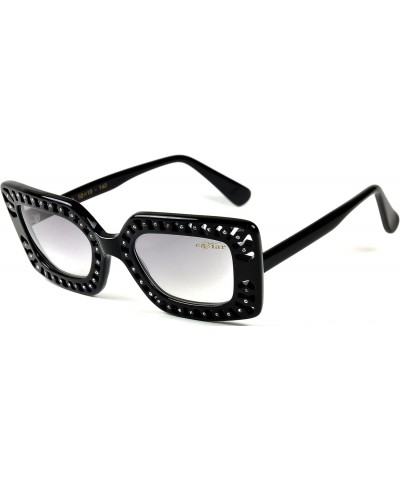 M9005 sunglasses Col. C24 Black/Grey gradient lenses $129.50 Rectangular