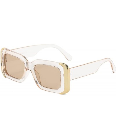 Large Frame Men and Women Outdoor Fashion Decorative Sunglasses Gift (Color : E, Size : 1) 1 E $14.78 Designer