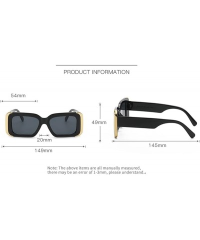 Large Frame Men and Women Outdoor Fashion Decorative Sunglasses Gift (Color : E, Size : 1) 1 E $14.78 Designer