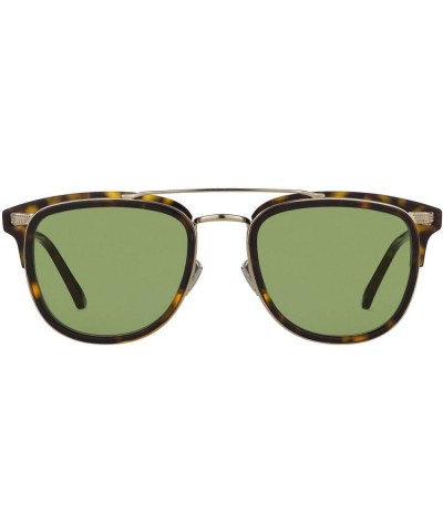 sunglasses (HANS-S 086QT) Dark Havana - Gold - Grey green lenses $71.03 Square