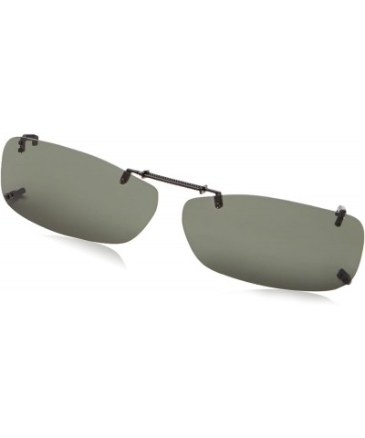 REC B 54 Rectangular Polarized Sunglasses Transparent Grey $11.59 Rectangular