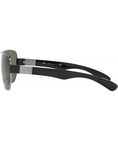 Rb3672 Rectangular Sunglasses Gunmetal/Dark Green $56.92 Rectangular