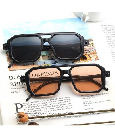 Large Frame Outdoor Vacation Sunglasses for Men and Women (Color : D, Size : 1) 1 B $15.36 Wayfarer