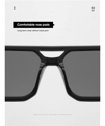 Large Frame Outdoor Vacation Sunglasses for Men and Women (Color : D, Size : 1) 1 B $15.36 Wayfarer