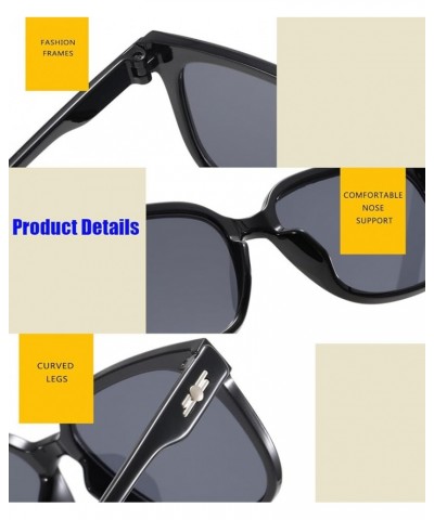 2PCS Women's Black Square Sunglasses, Fashion Accessories, Photo Shooting, Running, Driving, Traveling, HD Lenses S5+s6 $9.35...