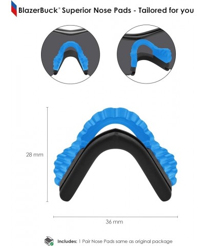 Replacement Nose Pads Nose Pieces for Oakley M Frame Series Sunglasses Light Blue $8.99 Designer