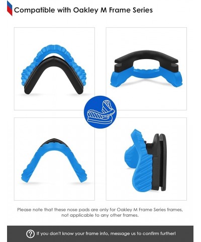 Replacement Nose Pads Nose Pieces for Oakley M Frame Series Sunglasses Light Blue $8.99 Designer