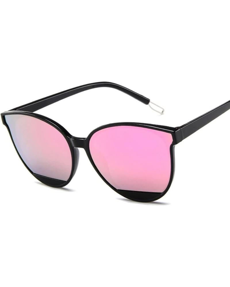 Fashion Round Frame Men and Women Sunglasses Outdoor Holiday Decorative Sunglasses (Color : F, Size : 1) 1 G $17.75 Designer