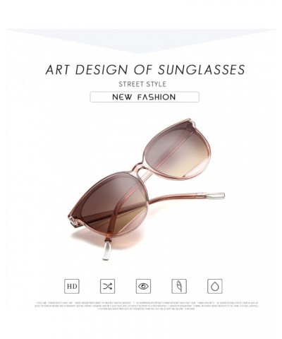 Fashion Round Frame Men and Women Sunglasses Outdoor Holiday Decorative Sunglasses (Color : F, Size : 1) 1 G $17.75 Designer