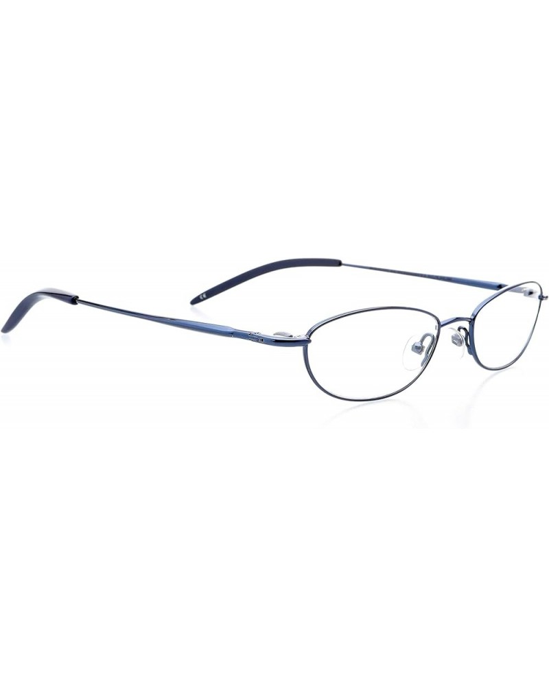 Optical Eyewear - Modified Oval Shape, Metal Full Rim Frame - for Women or Men Prescription Eyeglasses RX Navy Blue $29.98 Oval