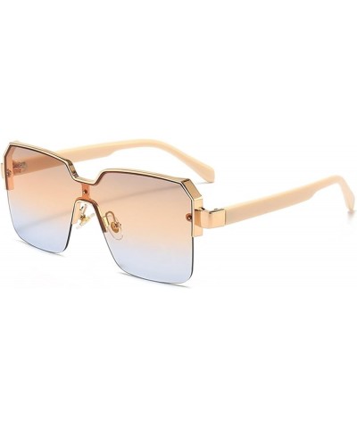 Metal Trend Men and Women Outdoor Sunglasses (Color : E, Size : 1) 1 B $15.14 Designer