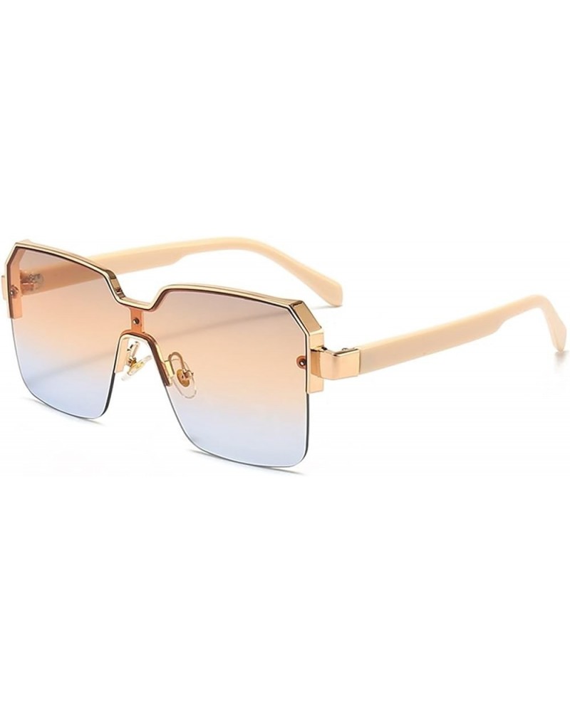 Metal Trend Men and Women Outdoor Sunglasses (Color : E, Size : 1) 1 B $15.14 Designer