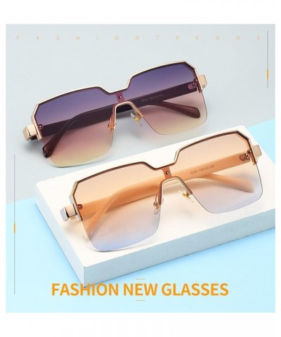 Metal Trend Men and Women Outdoor Sunglasses (Color : E, Size : 1) 1 B $15.14 Designer