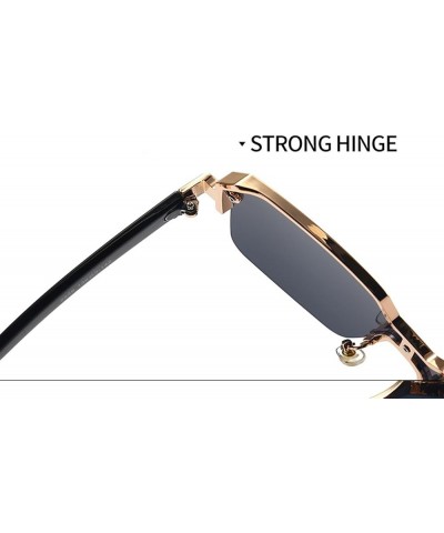 Metal Trend Men and Women Outdoor Sunglasses (Color : E, Size : 1) 1 B $15.14 Designer