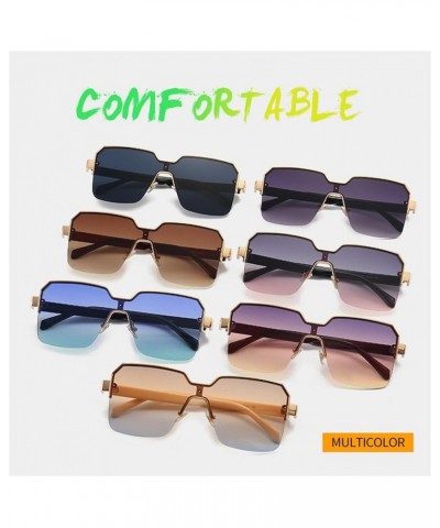 Metal Trend Men and Women Outdoor Sunglasses (Color : E, Size : 1) 1 B $15.14 Designer