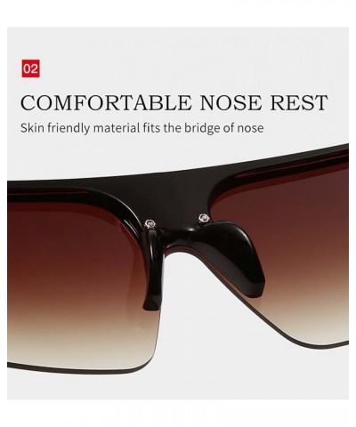 Outdoor Sunshade Sunglasses Street Shooting Decoration Holiday Glasses Gift (Color : B, Size : Medium) Medium B $18.78 Designer