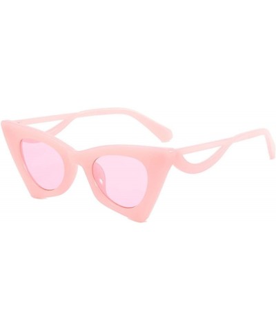 Cat Eye Men and Women Outdoor Sunglasses, Holiday Sunshade Glasses (Color : H, Size : Medium) Medium F $16.60 Designer