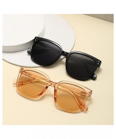 Square frame vintage men and women sunglasses outdoor vacation accessories Commuter Trend UV400 Sunglasses Gift C $14.95 Desi...