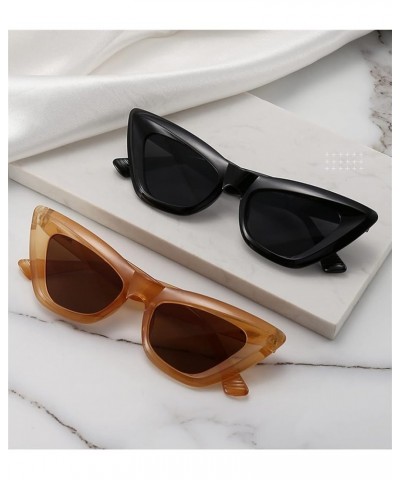 Fashion Cat Eye Men and Women Decorative Sunglasses Outdoor Holiday Beach Sunglasses (Color : J, Size : 1) 1 K $14.35 Designer