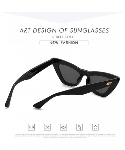 Fashion Cat Eye Men and Women Decorative Sunglasses Outdoor Holiday Beach Sunglasses (Color : J, Size : 1) 1 K $14.35 Designer