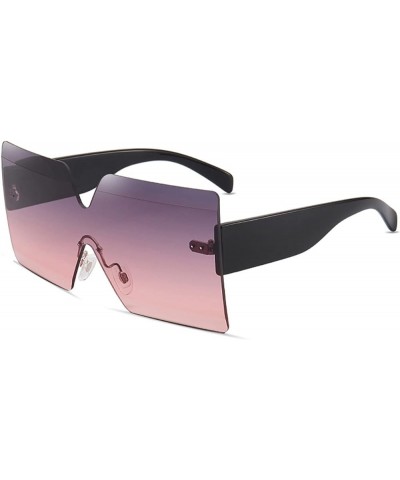 Large Frame Men and Women Fashion Decorative Sunglasses (Color : H, Size : 1) 1 B $17.10 Designer