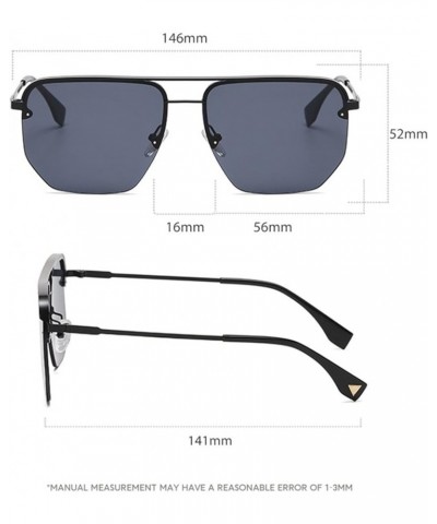 Men and Women Street Shooting Sunglasses Outdoor Sun Shade Party Decorative Driving Sunglasses (Color : D, Size : Medium) Med...