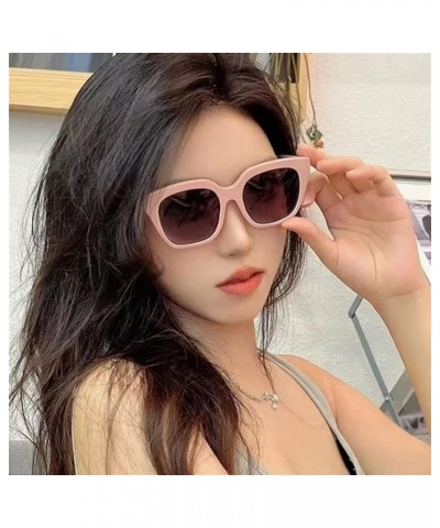 Square Large Frame Outdoor Holiday Women Sunglasses For Men And Women A $19.49 Designer