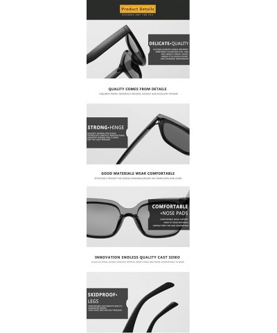 Square Large Frame Outdoor Holiday Women Sunglasses For Men And Women A $19.49 Designer