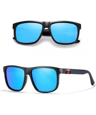 Wrap Square Frame Retro Decorative Sunglasses Mens Sunglasses Polarized UV400 Goggles 9 $11.90 Square