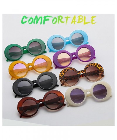 Trendy Oversized Round Sunglasses for Women Irregular hip hop Large Big Style Fashion Shades with UV Protection Blue $10.47 O...