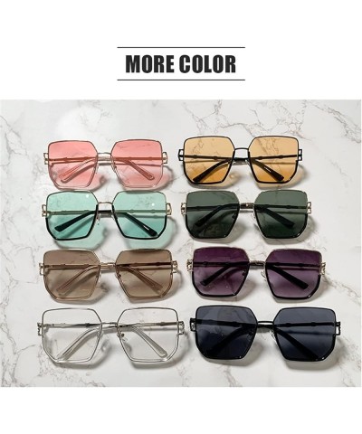 Large Frame Women Outdoor Vacation Beach Fashion Photo Decorative Sunglasses (Color : C, Size : 1) 1 D $15.90 Designer