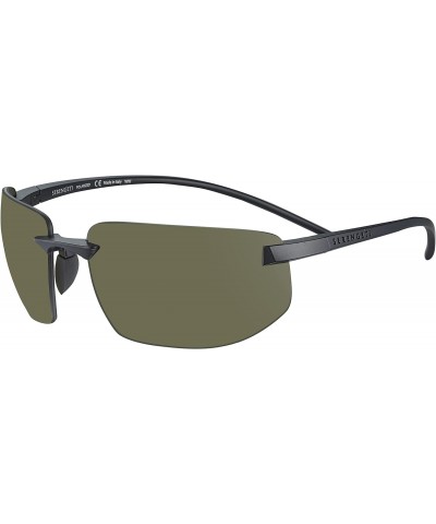 Men's Lupton Oval Sunglasses, Matte Black, Medium $84.05 Oval