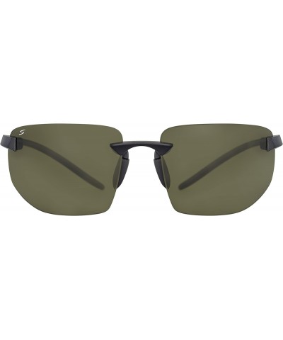 Men's Lupton Oval Sunglasses, Matte Black, Medium $84.05 Oval