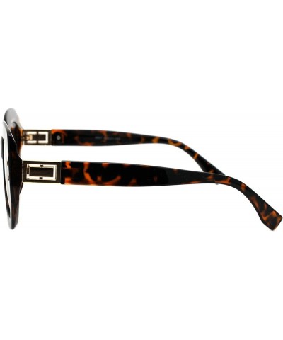 Womens Designer Style Sunglasses Chic Square Mod Frame UV 400 Tortoise (Brown) $8.48 Square