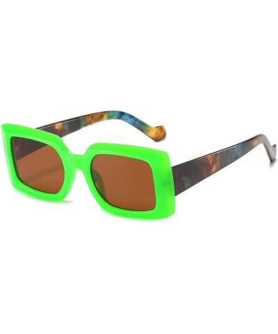 Small Frame Box Sunglasses Fashion Wear Men and Women Sunglasses (Color : 4, Size : 1) 1 2 $16.04 Designer