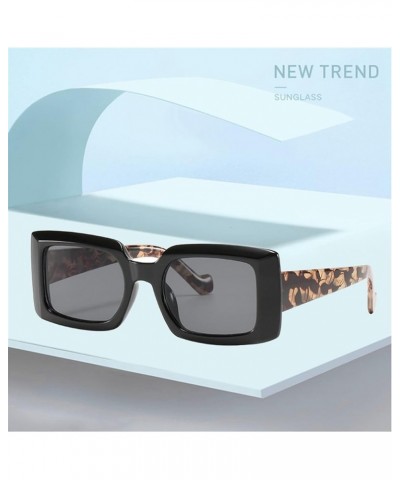 Small Frame Box Sunglasses Fashion Wear Men and Women Sunglasses (Color : 4, Size : 1) 1 2 $16.04 Designer