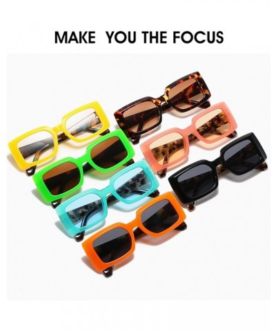 Small Frame Box Sunglasses Fashion Wear Men and Women Sunglasses (Color : 4, Size : 1) 1 2 $16.04 Designer